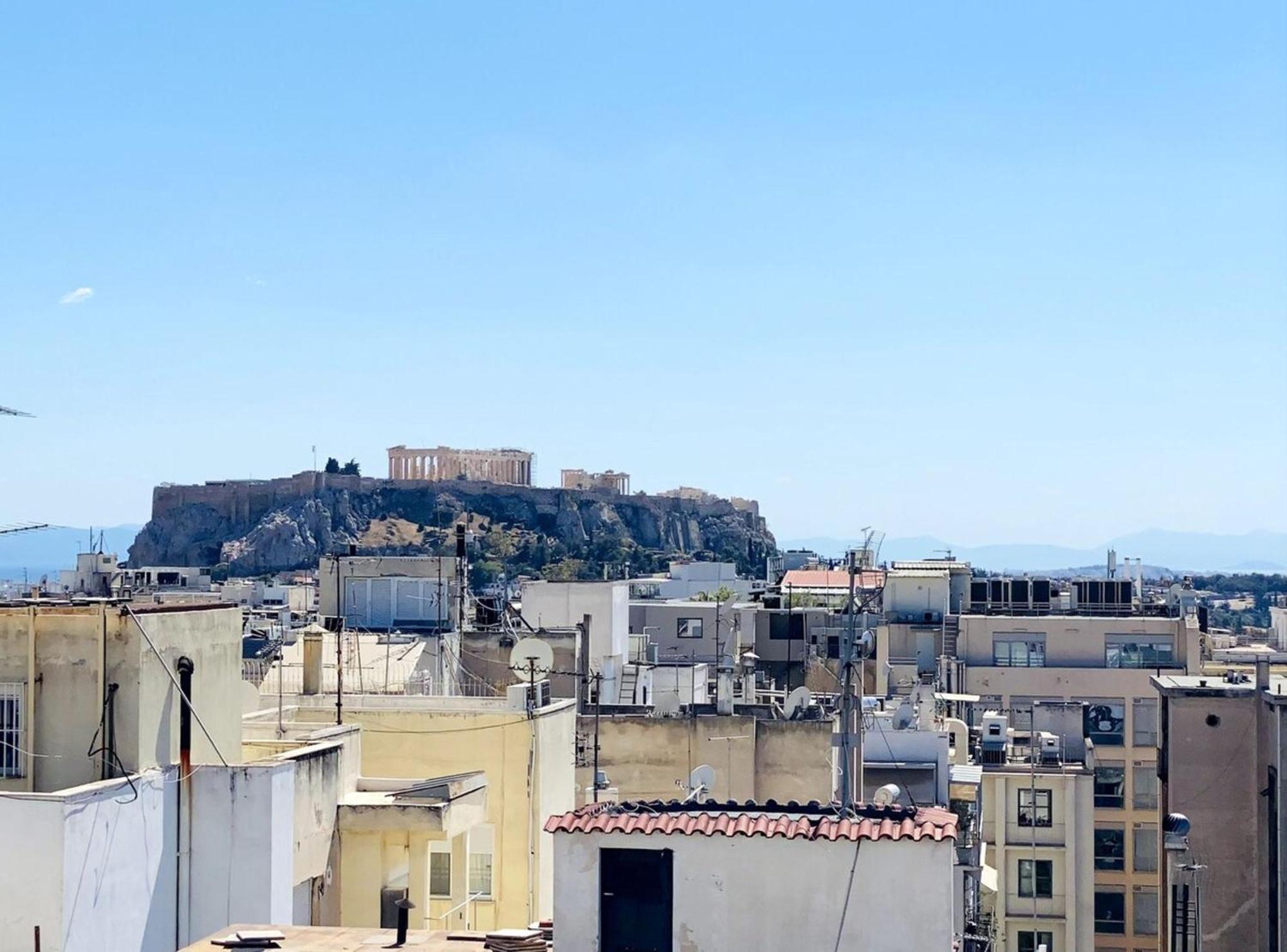 200Mbps Wifi - Penthouse With Acropolis View Daire Atina Dış mekan fotoğraf