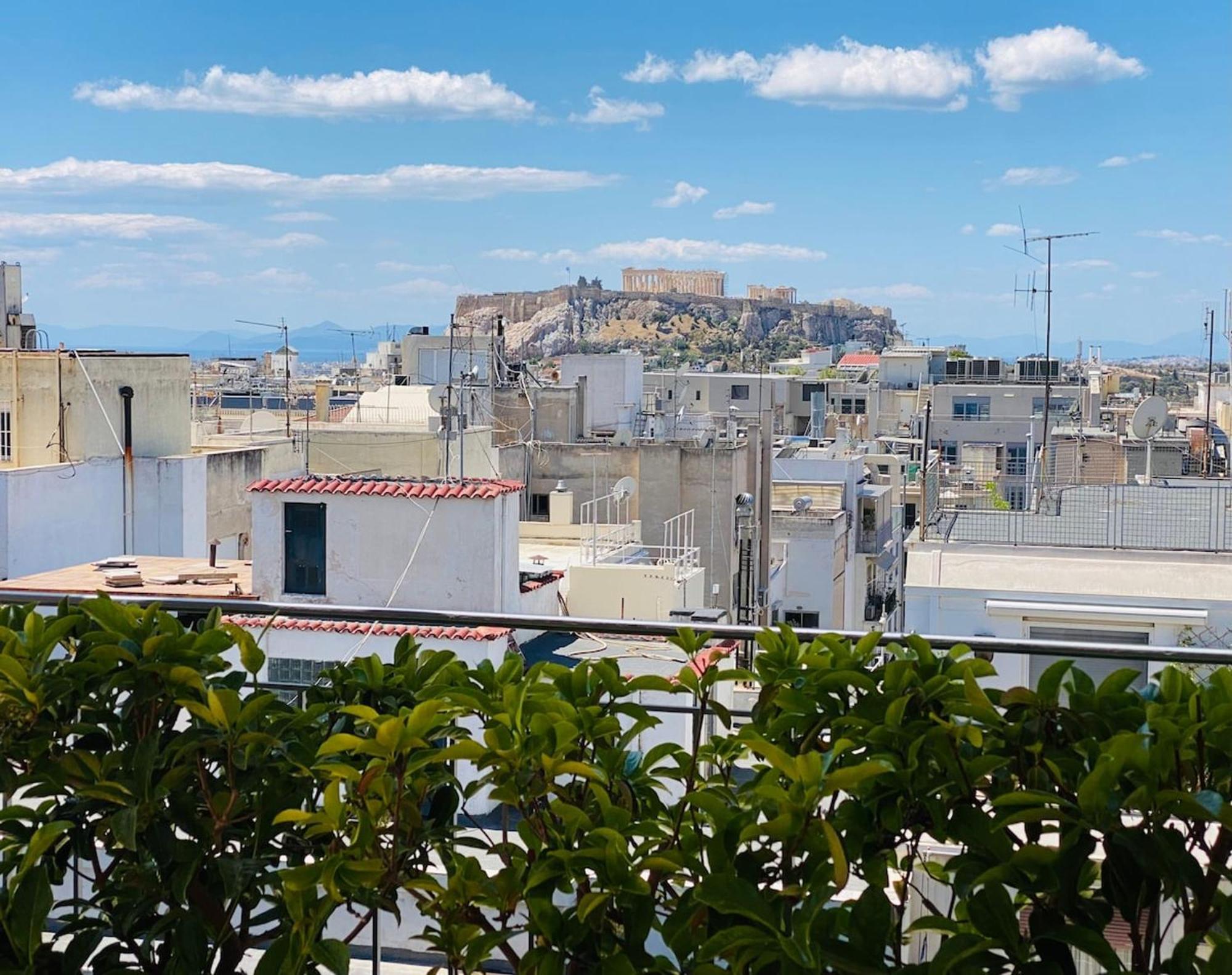 200Mbps Wifi - Penthouse With Acropolis View Daire Atina Dış mekan fotoğraf